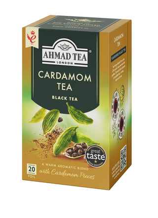 Ahmad Cardamom Black Tea 20 foil tea bags