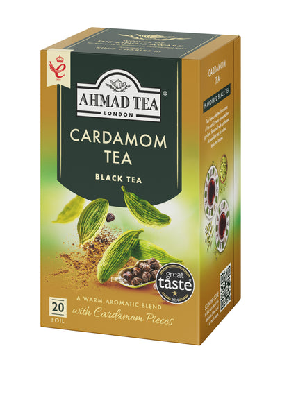Ahmad Cardamom Black Tea 20 foil tea bags