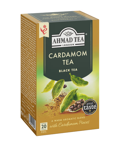 Ahmad Cardamom Black Tea 20 foil tea bags