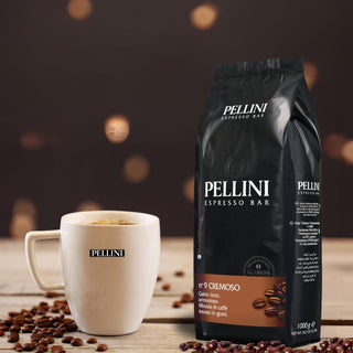 Pellini No 9 Cremoso Whole Bean Coffee 2.2lbs/1kg