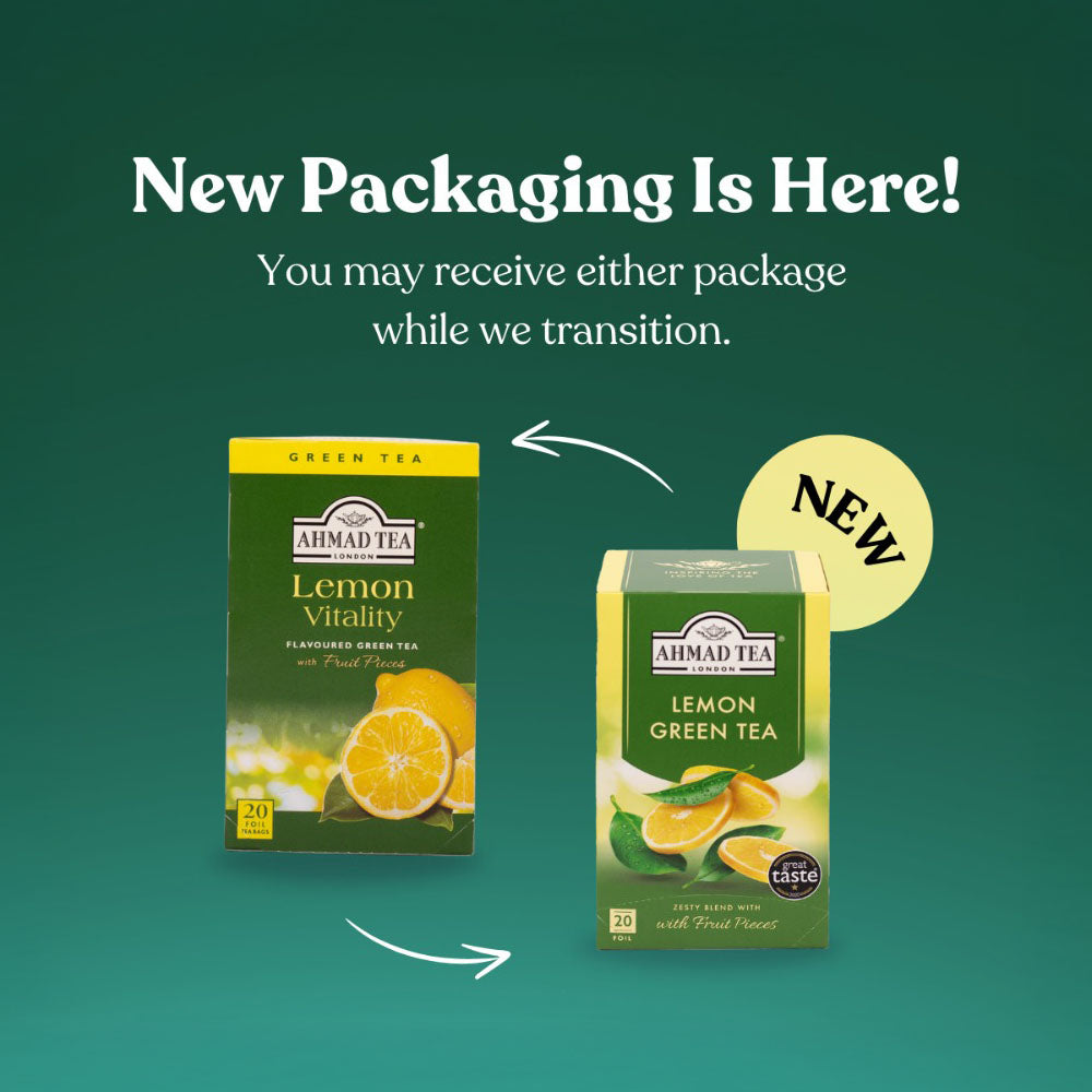 Ahmad Green Tea with Lemon 20 foil tea bags