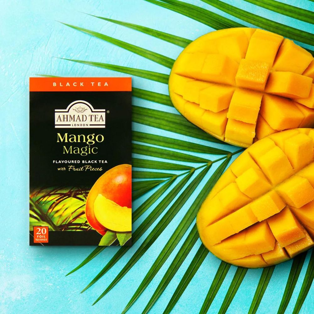 Ahmad Mango Magic Black Tea 20 foil tea bags