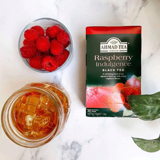 Ahmad Raspberry Indulgence Black Tea 20 foil tea bags