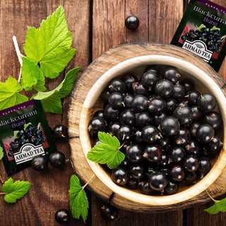 Ahmad Blackcurrant Burst Black Tea 20 foil tea bags