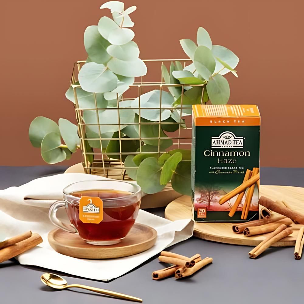 Ahmad Cinnamon Haze Black Tea 20 foil tea bags
