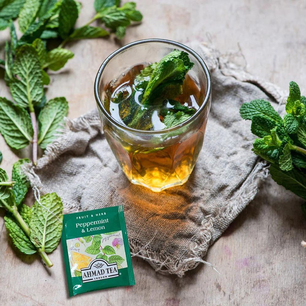 Ahmad Peppermint & Lemon Herbal Infusion 20 foil tea bags