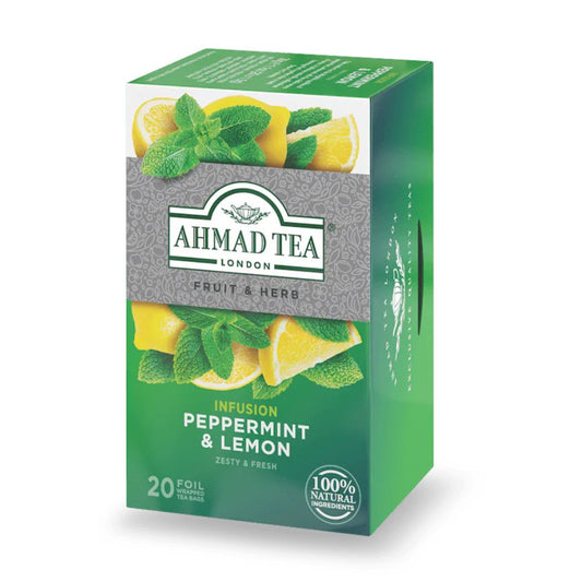 Ahmad Peppermint and Lemon Herbal Tea