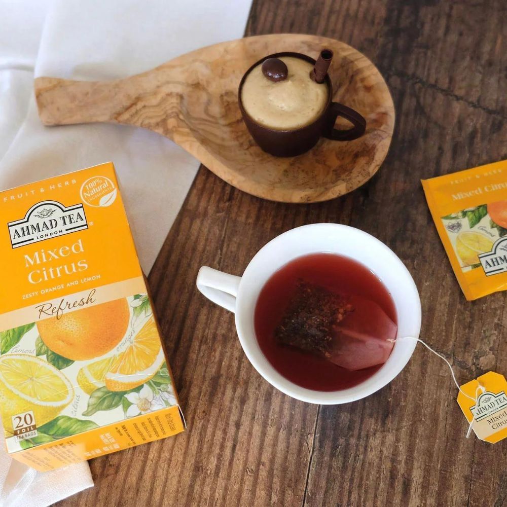Ahmad Mixed Citrus Herbal Infusion 20 foil tea bags