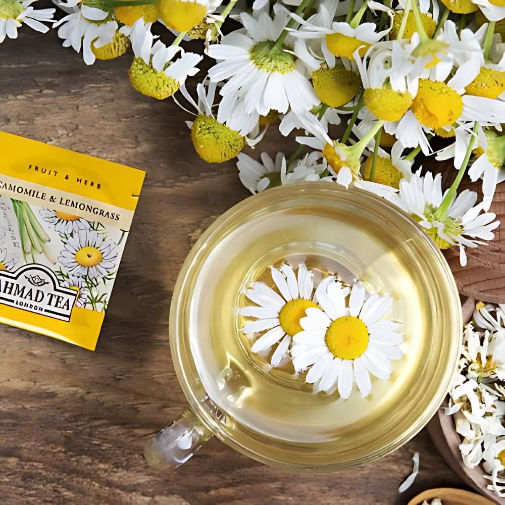 Ahmad Camomile & Lemongrass Herbal Infusion 20 foil tea bags