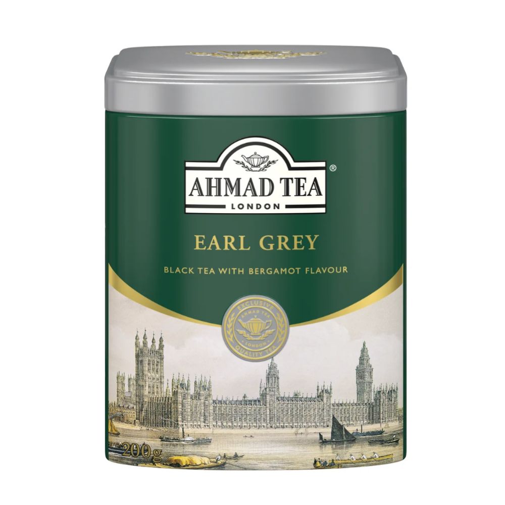 Ahmad Earl Grey Black Loose Leaf Tea in Tin