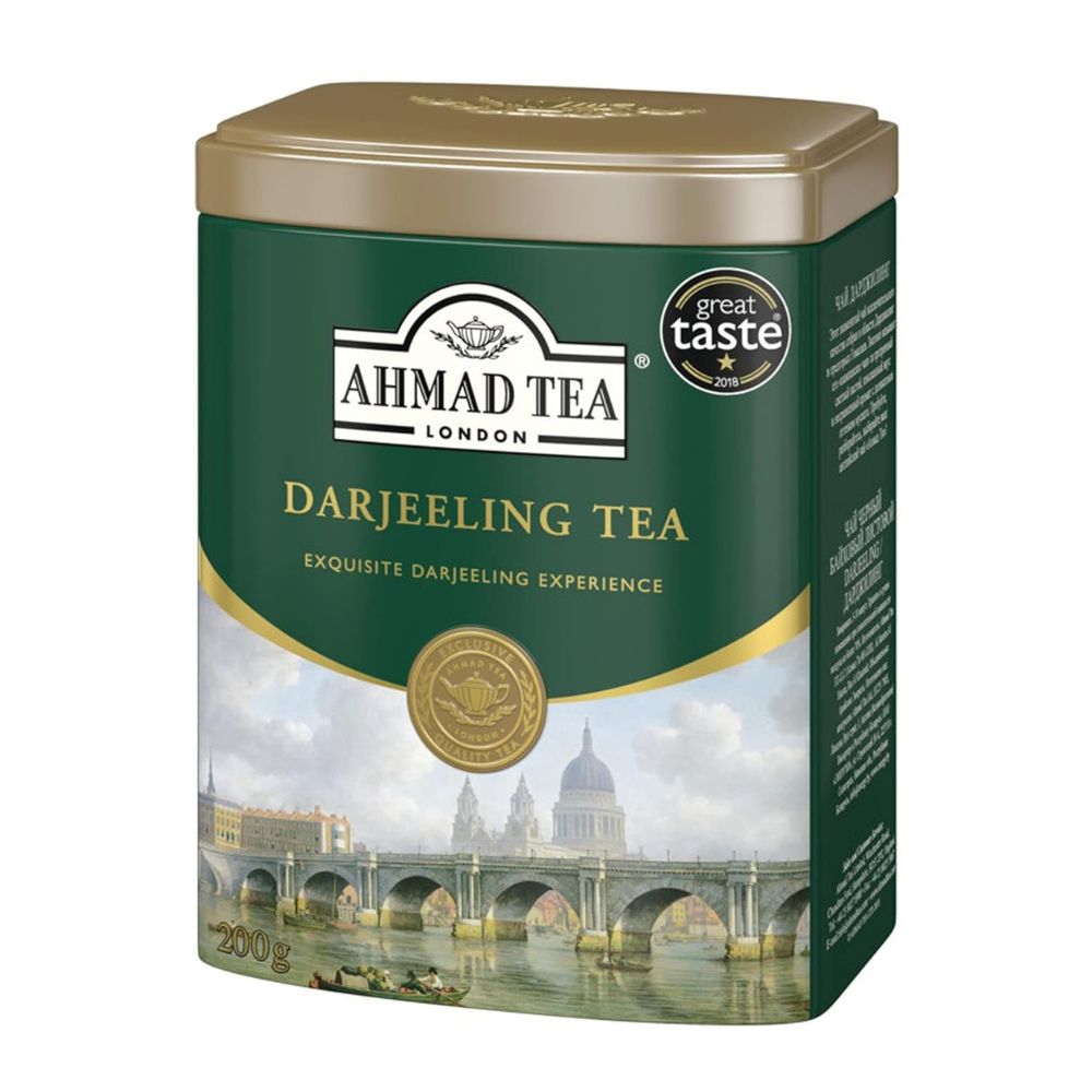 Ahmad Darjeeling Black Loose Leaf Tea in Tin