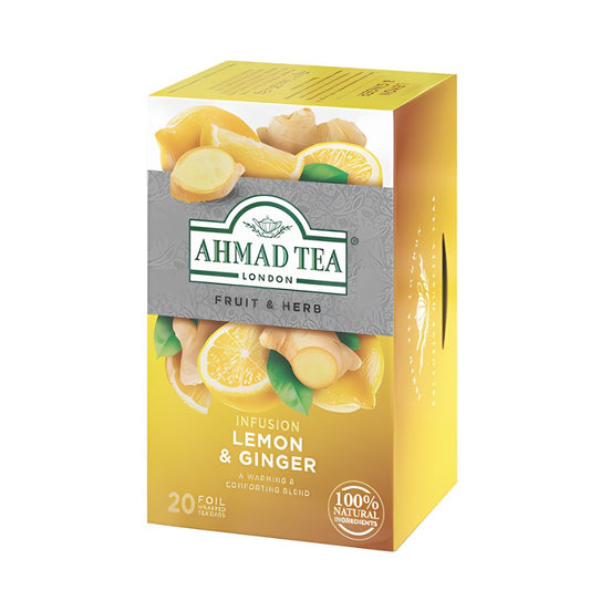 Ahmad Lemon and Ginger Herbal Tea