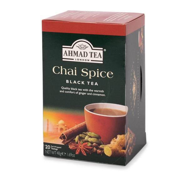 Ahmad Chai Spice Black Tea 20 foil tea bags - Scratch & Dent
