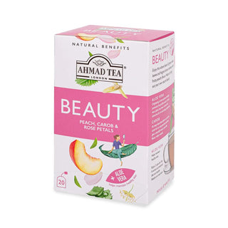 Ahmad Beauty Peach, Carob, & Rose Petals Tea