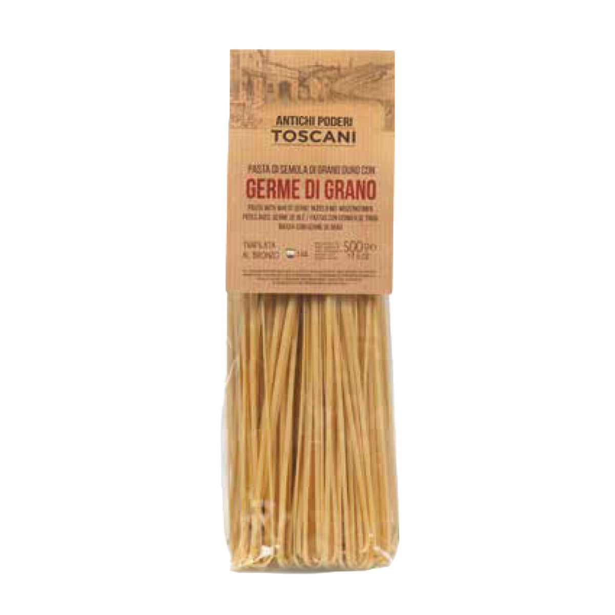 Antichi Poderi Toscani Whole Wheat with Semolina Linguine Pasta 17.6oz/500g
