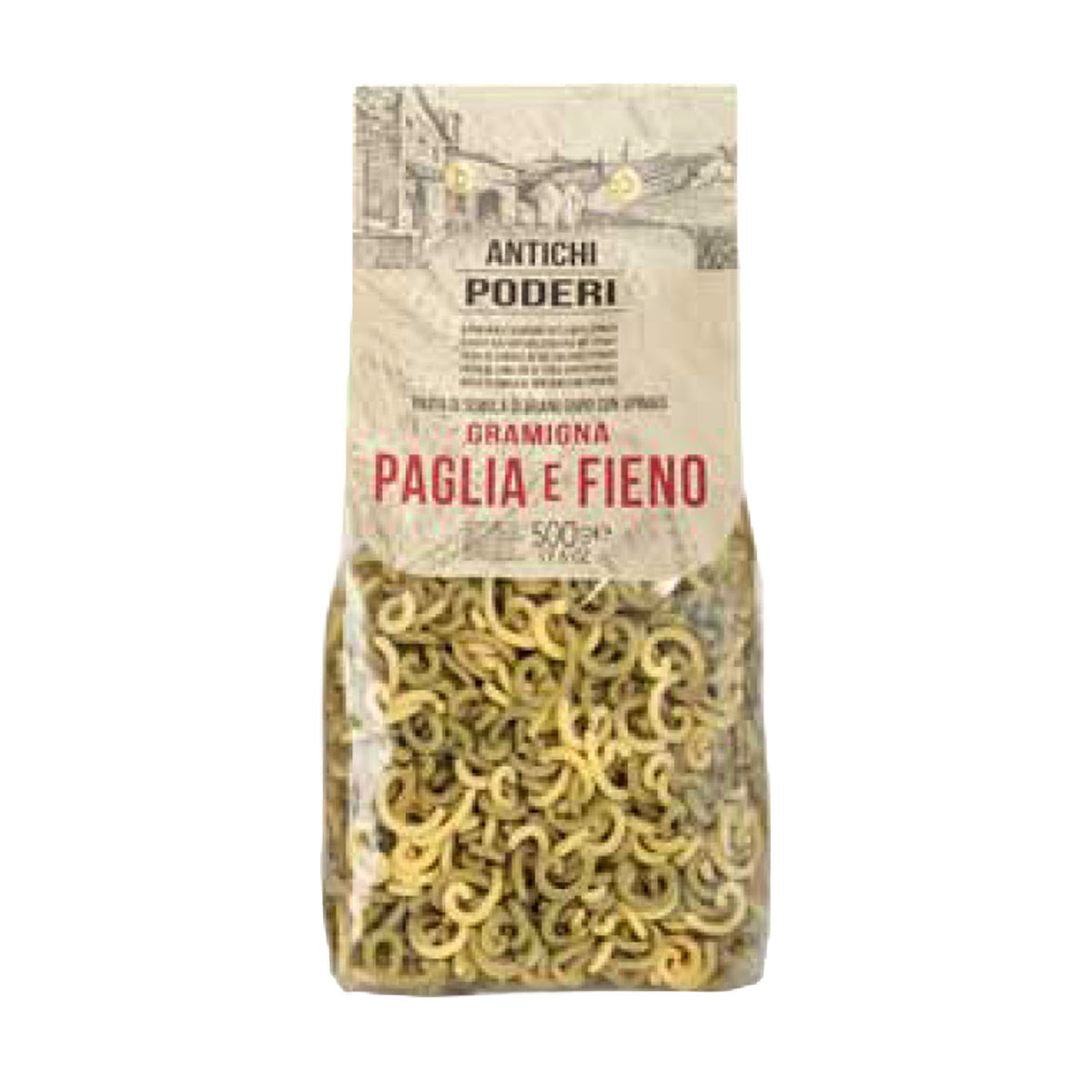 Antichi Poderi Toscani Traditional Tuscan Paglia E Fieno Pasta 17.6oz/500g