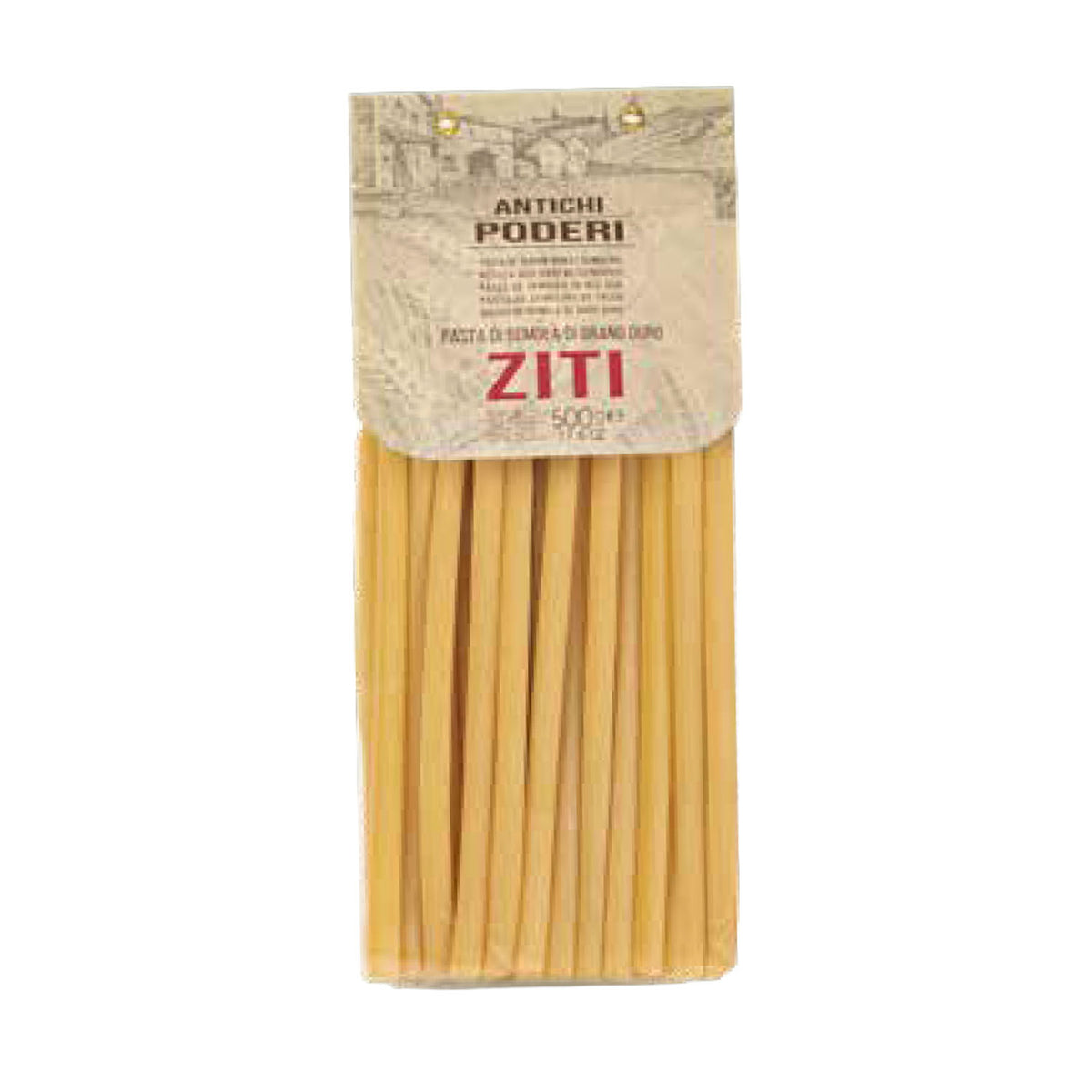 Antichi Poderi Toscani Traditional Tuscan Ziti Pasta 17.6oz/500g