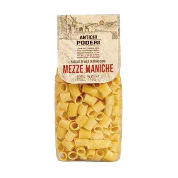 Antichi Poderi Toscani Traditional Tuscan Mezze Maniche Pasta 17.6oz/500g