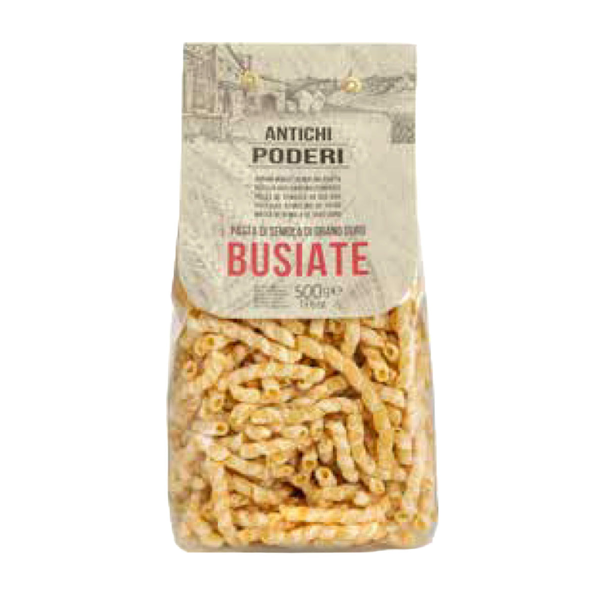 Antichi Poderi Toscani Traditional Tuscan Busiate Pasta 17.6oz/500g
