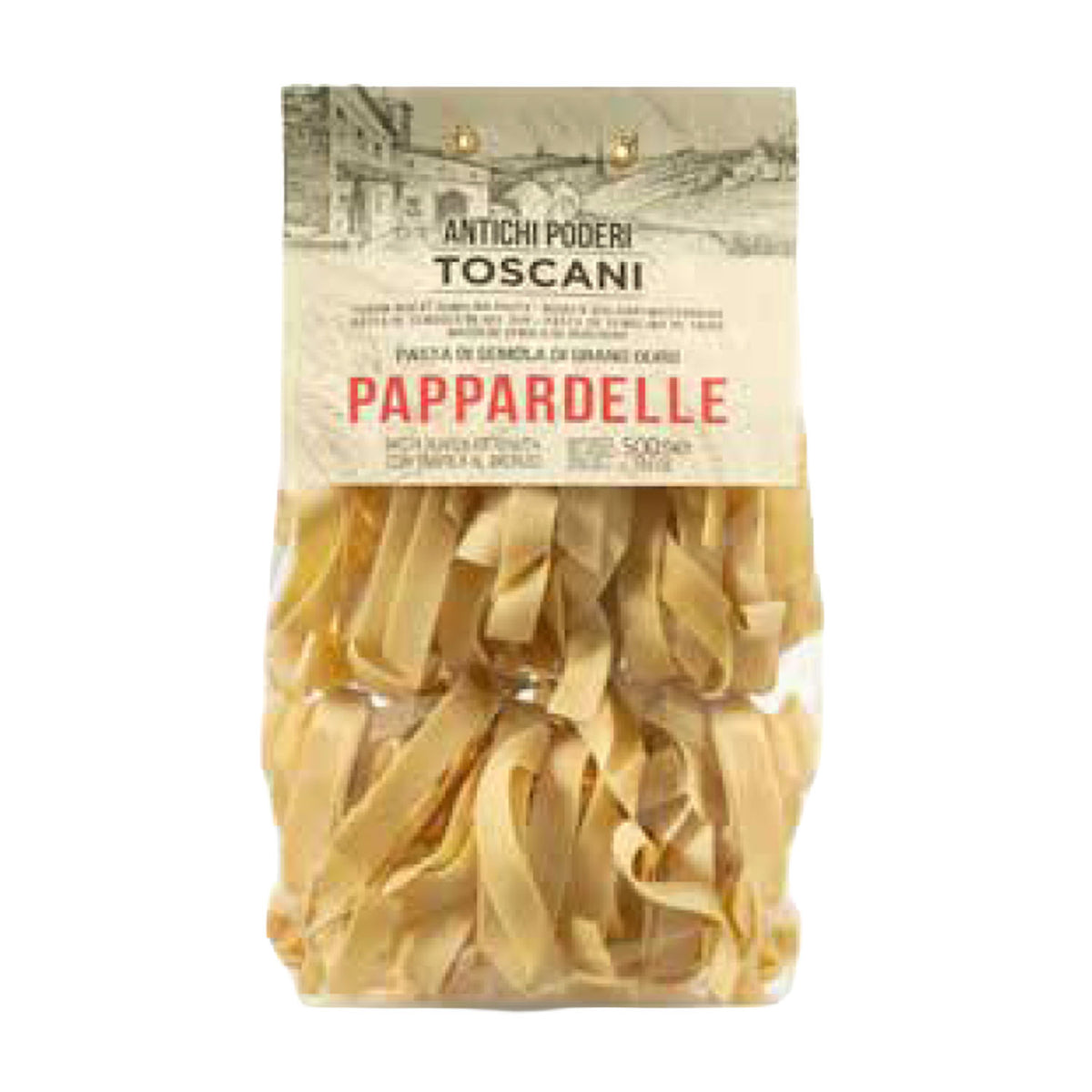 Antichi Poderi Toscani Traditional Tuscan Pappardelle Pasta 17.6oz/500g