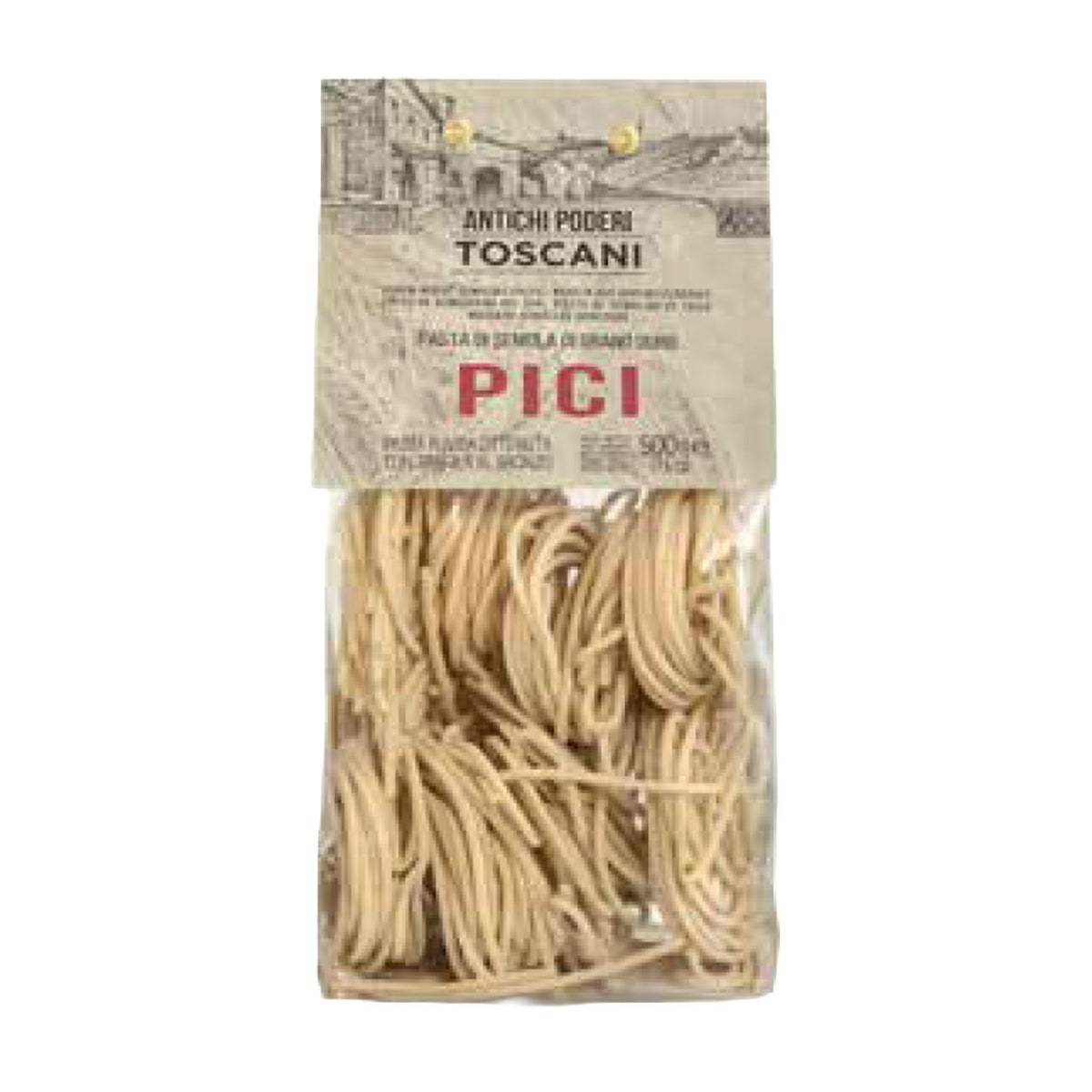 Antichi Poderi Toscani Traditional Tuscan Pici Pasta 17.6oz/500g
