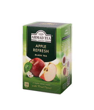 Ahmad Apple Refresh Black Tea 20 foil tea bags