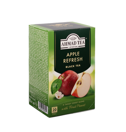 Ahmad Apple Refresh Black Tea 20 foil tea bags