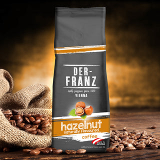 Der Franz Hazelnut Flavored Ground Coffee 17.6oz/500g