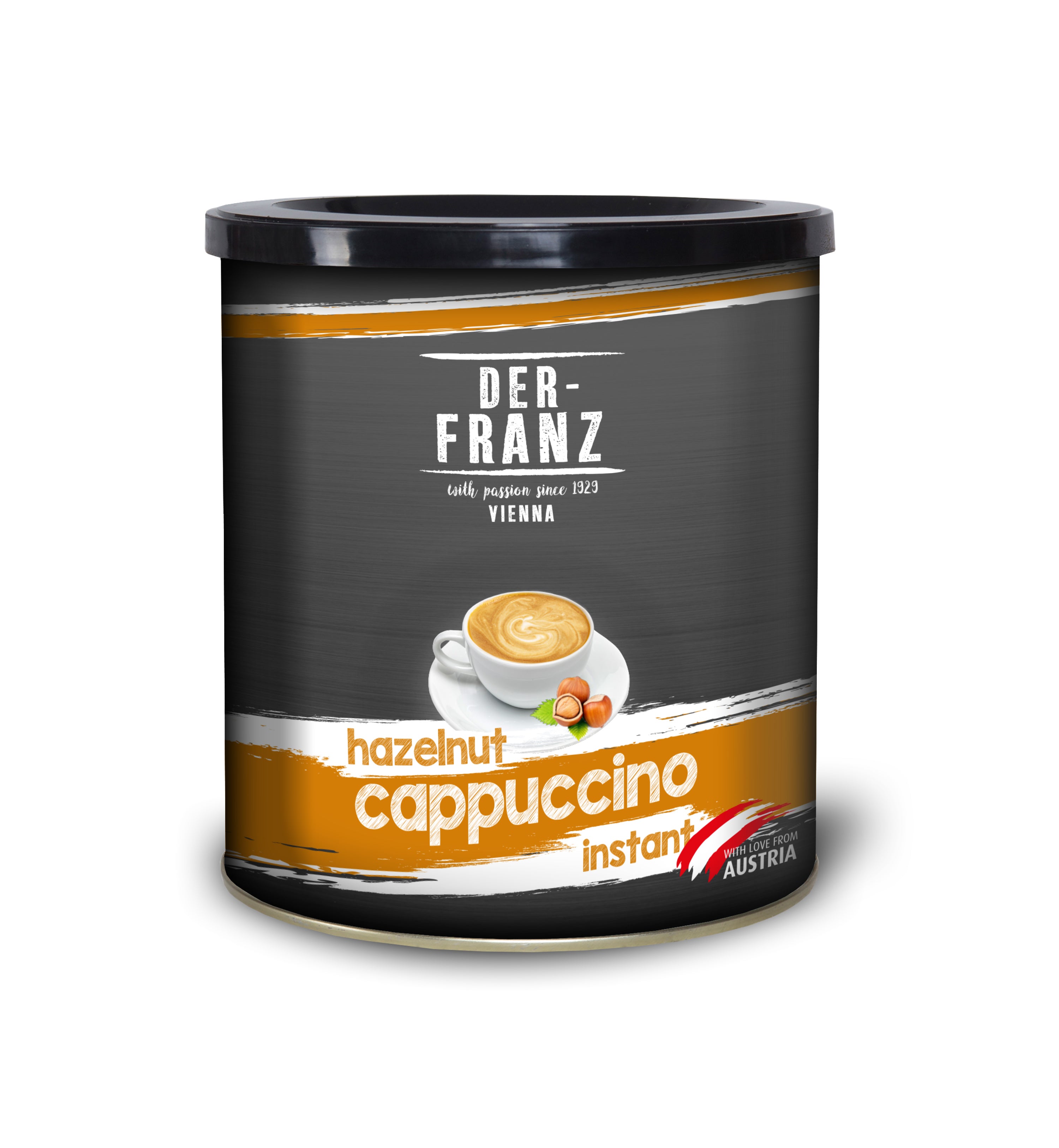 Clearance - Der Franz Instant Hazelnut Cappuccino 17.6oz/500g