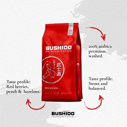 Bushido Red Katana Ground Coffee 8oz/227g