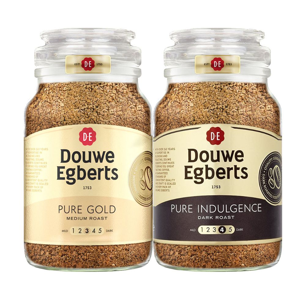 Douwe Egberts Pure Gold & Pure Indulgence Instant Coffee