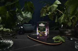 Ahmad Blackcurrant Burst Black Tea 20 foil tea bags