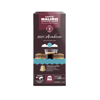 Caffe Mauro 100% Arabica Nespresso Coffee Capsules 10ct