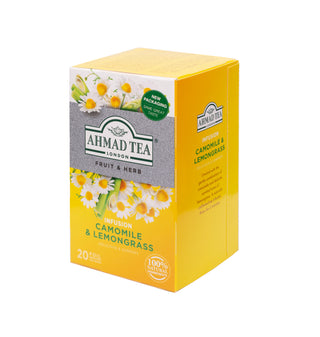 Ahmad Camomile & Lemongrass Herbal Infusion 20 foil tea bags
