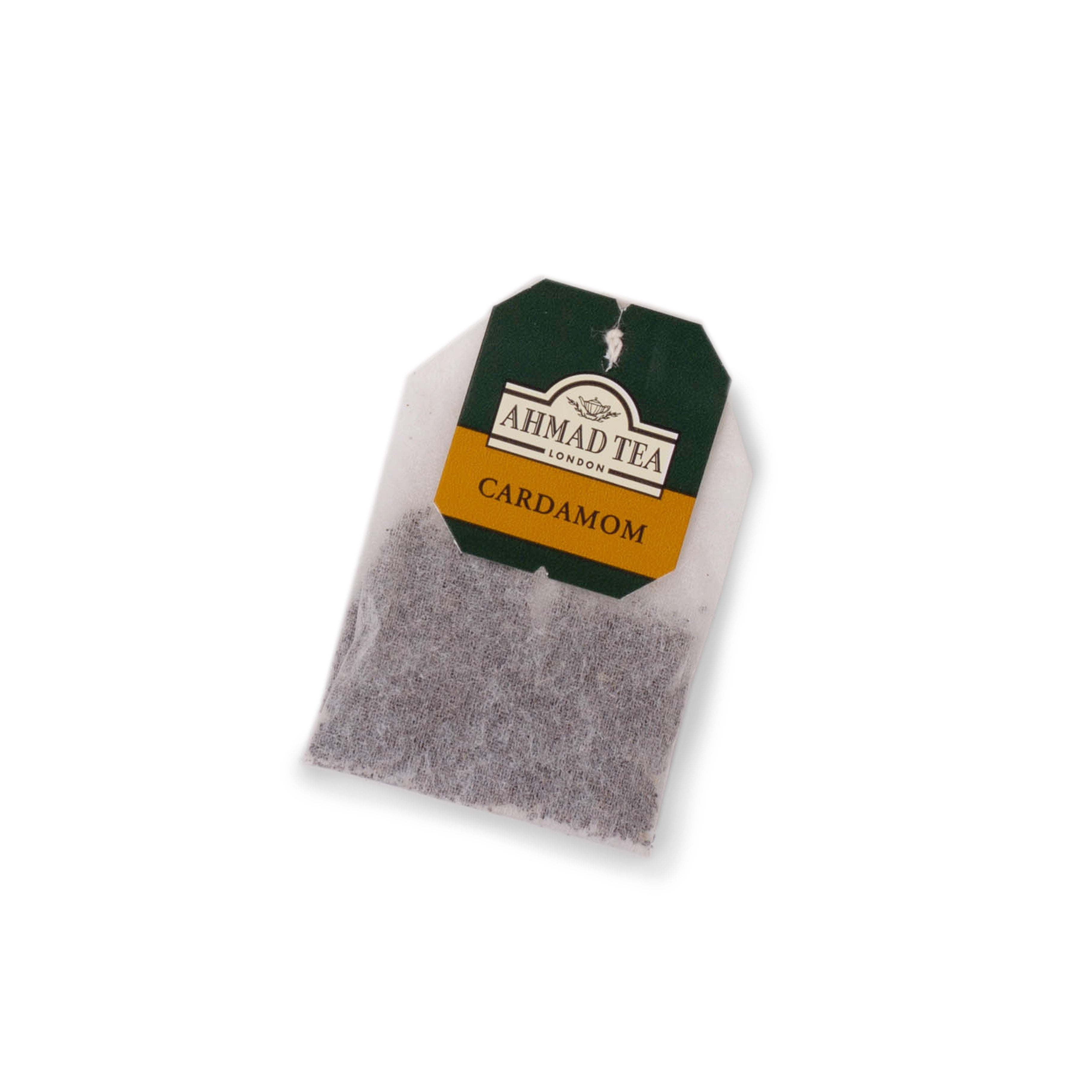 Clearance - Ahmad Cardamom Black Tea 100 tagged tea bags
