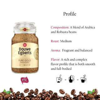 Douwe Egberts Pure Gold Instant Coffee 6.7oz/190g