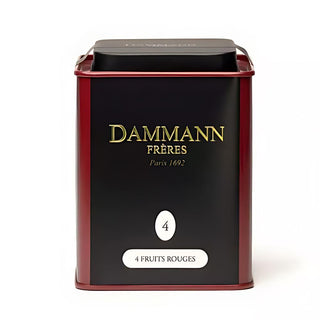 Dammann Freres Quatre Fruits Rouges Black Loose Leaf Tea in Tin