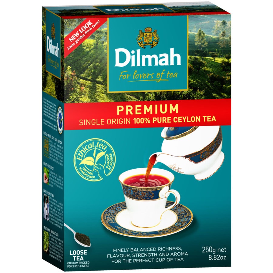 Dilmah Premium Ceylon Loose Leaf Black Tea 8.8oz/250g - Clearance