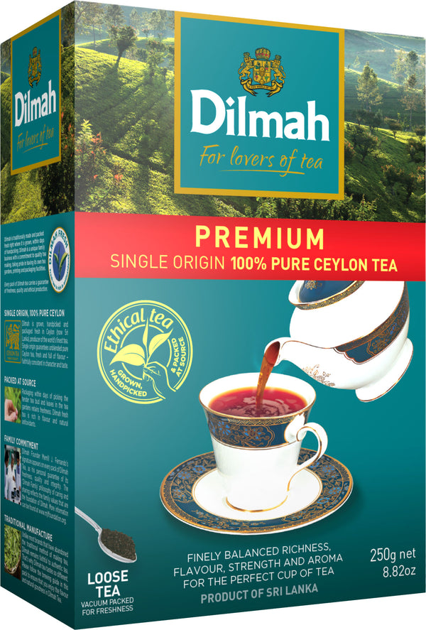 Dilmah Premium Ceylon Loose Leaf Black Tea 8.8oz/250g - Clearance