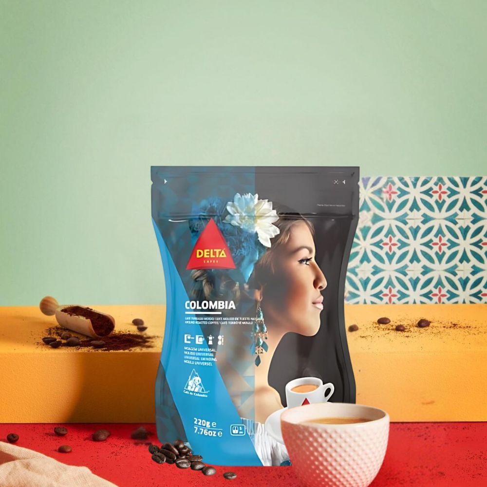 Clearance - Delta Cafes Colombia Ground Coffee 7.76oz/220g