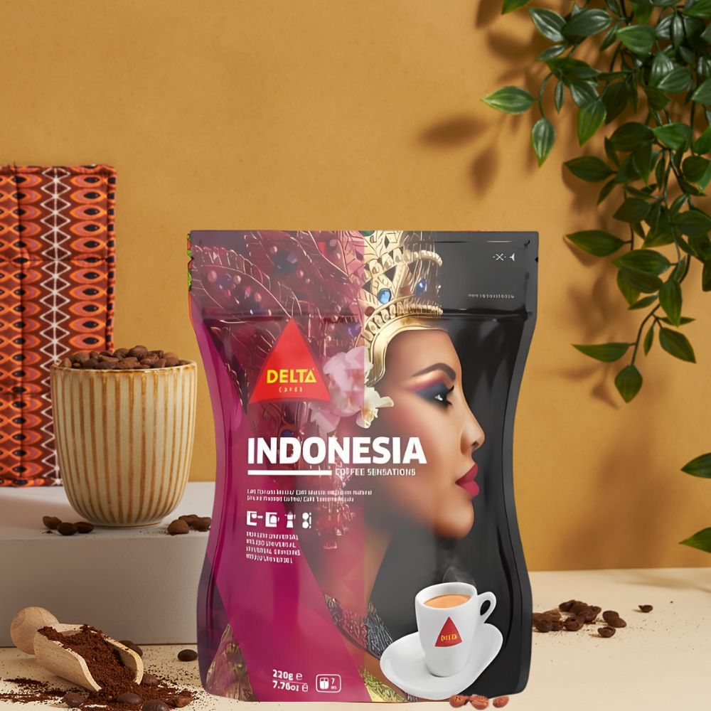 Clearance - Delta Cafes Indonesia Ground Coffee 7.76oz/220g