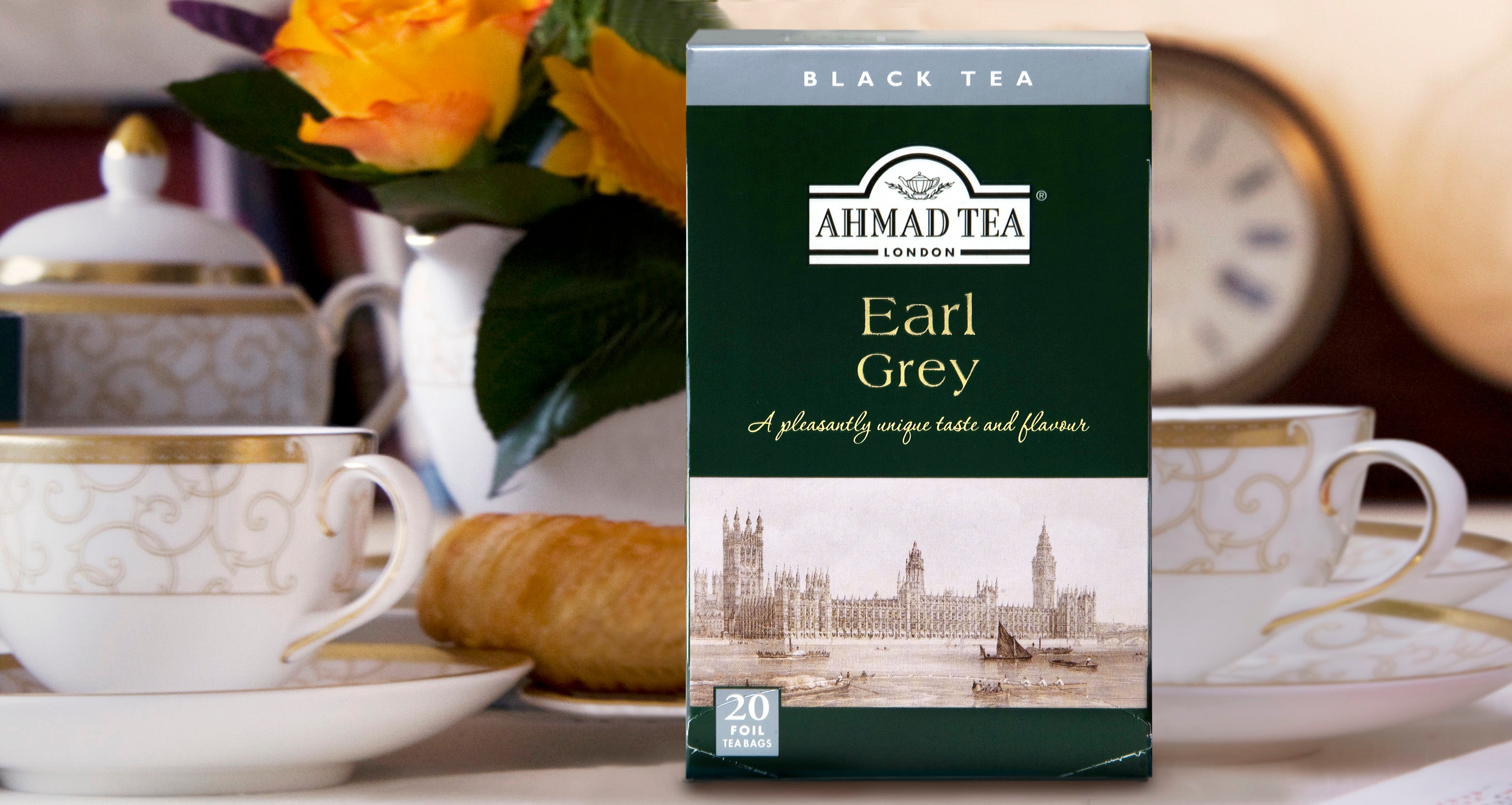 Ahmad Earl Grey Black Tea 20 foil tea bags