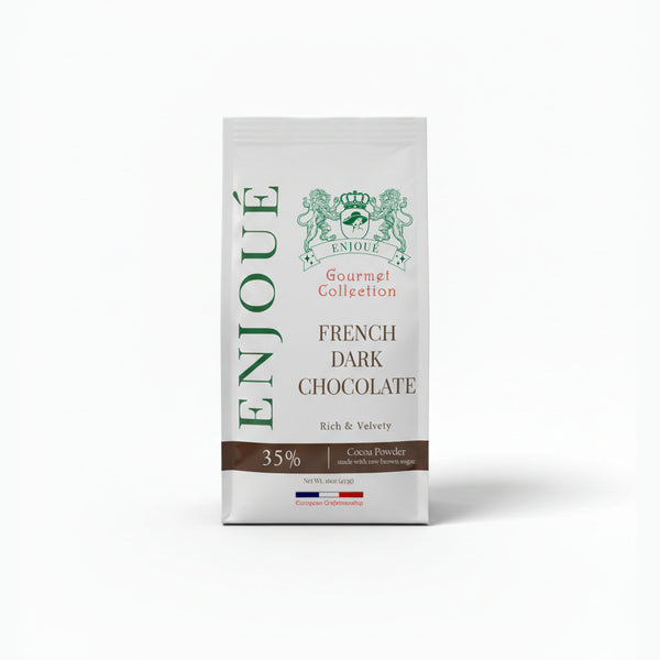 Enjoue Gourmet French Dark Chocolate Powder 16oz/453g