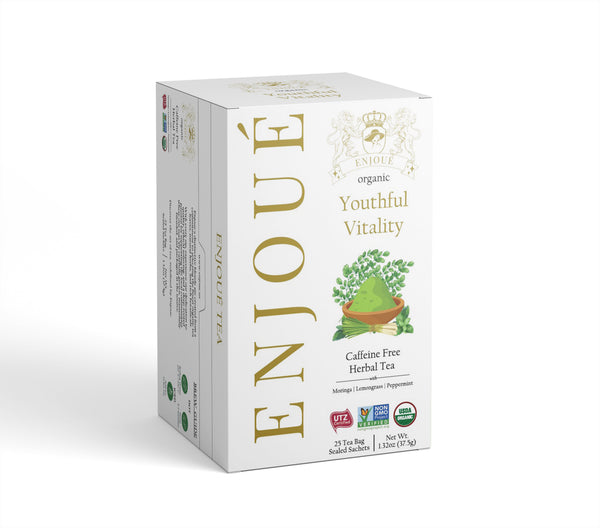 Enjoue Organic Youthful Vitality Herbal Tea 25ct