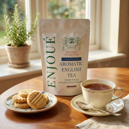 Enjoue Aromatic English Tea Loose Leaf Tea 17.6oz/500g