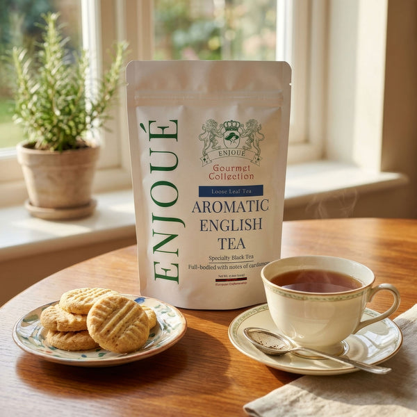 Enjoue Aromatic English Tea Loose Leaf Tea 17.6oz/500g