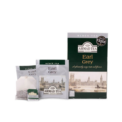 Ahmad Earl Grey Black Tea 20 foil tea bags
