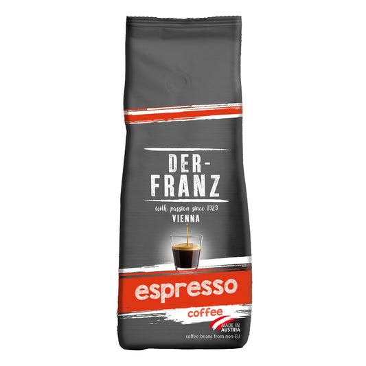 Der Franz Espresso Whole Bean Coffee 17.6oz/500g