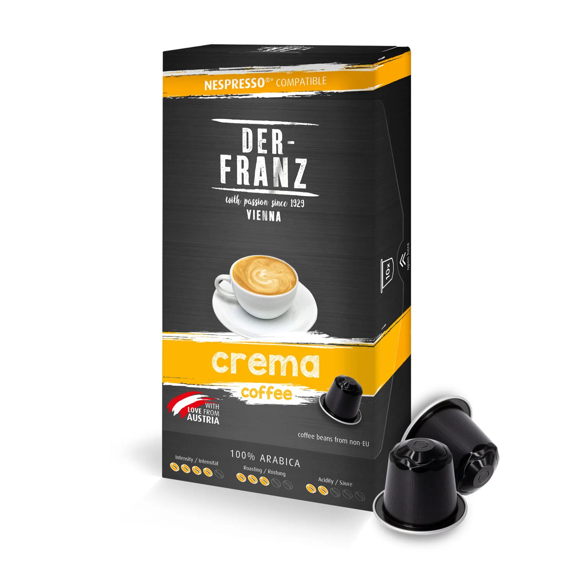 Clearance - Der Franz Crema Nespresso Capsules 10ct
