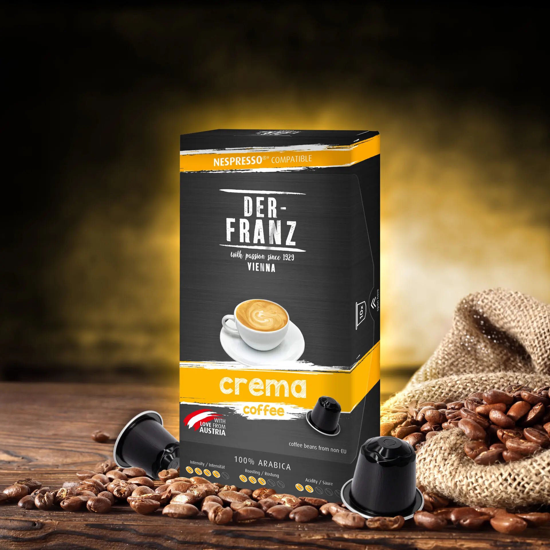 Clearance - Der Franz Crema Nespresso Capsules 10ct